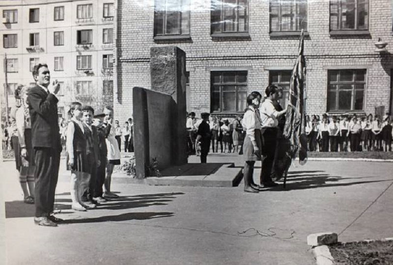 Открытие памятника &amp;quot;Слава героям&amp;quot; 17 мая 1967г